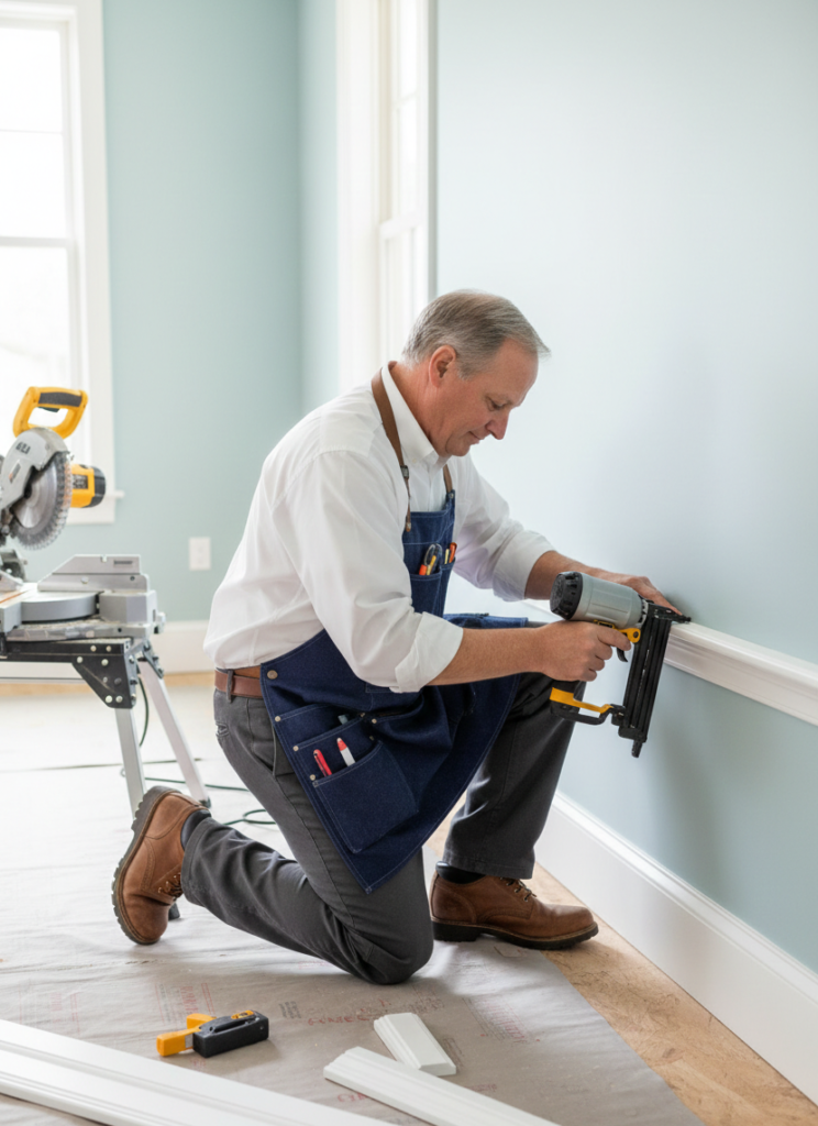 Interior trim carpentry